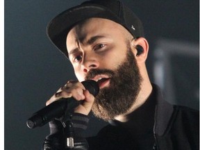 Performer Yoann Lemoine also known as Woodkid, performs in concert at the Montreal International Jazz Festival on Monday July 01, 2013.