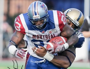 The Alouettes released veteran running-back Jerome Messam on Sunday.
Dario Ayala/The Gazette
