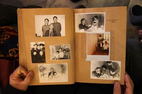 An image from the documentary film Letters From Pyongyang, by Montreal director Jason Lee. Photographs in the Lee family album helped to keep memories of long lost relatives alive.