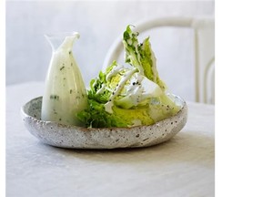 Louise Pickford’s blue cheese dressing, from her book The Perfectly Dressed Salad, is wonderful over wedges of iceberg or with romaine lettuce.