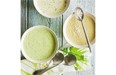 Three creamy dressings from The Perfectly Dressed Salad by Louise Pickford: Green Goddess, ranch and Caesar.