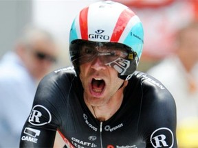 Germany’s Jens Voigt says one response to the body’s protestswhen fatigued is: “Shut up body and do what I tell you.”