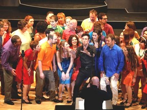 Lyric Theatre singers perform selections from Broadway book.