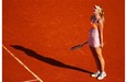 Maria Sharapova of Russia reacts during her women’s singles final match against Simona Halep of Romania on day fourteen of the French Open at Roland Garros on June 7, 2014 in Paris, France.