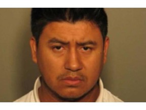 Julio Cesar Tolentino Munoz, 34, was picked up and charged with three counts of indecent actions in a voyeurism case in West Island store washrooms.