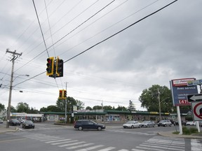 Intersection of Perrot Blvd. and Grand Blvd. in Ile Perrot,  Saturday, June 14, 2014.