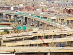 Quebec will spend $1.4 billion fixing provincial roads in Montreal over the next two years. The most-expensive work on Montreal Island will be repairs to the Turcot (shown) and Dorval Interchanges.