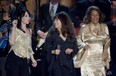 From left, Estelle Bennett, Ronnie Spector (formerly Ronnie Bennett) and Nedra Talley of the Ronettes, performing at their induction into the Rock and Roll Hall of Fame at the Waldorf-Astoria in New York, March 12, 2007. (Robert Caplin/The New York Times)