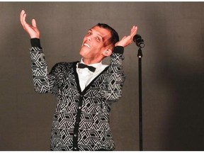 Top-selling Belgian artist Stromae keeping the beat at the Bell Centre in Montreal, on Tuesday, June 17, 2014. One highlight of the evening was a dazzling light show.