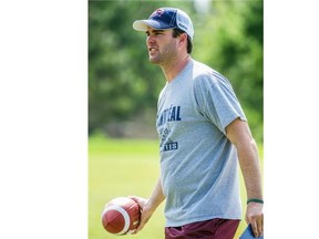 New Alouettes offensive coordinator Ryan Dinwiddie has a few weeks, and two exhibition games, to cut his teeth and work out some kinks before the Als launch the schedule at Calgary at the end of June. 
 .