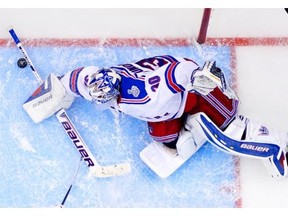 Rangers goalie Henrik Lundqvist did his job in Game of the Stanley Cup final, but it wasn’t enough for New York, which lost the game in overtime.
