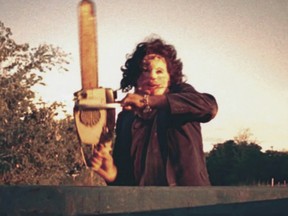 Leatherface in The Texas Chainsaw Massacre.
