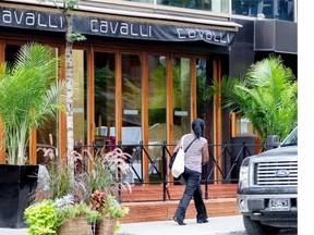 Cavalli, seen here in Montreal, on Wednesday, July 17, 2013, has been called before the Regie des Alcools (liquor board) concerning its liquor license. Several problems have come up concerning the restaurant in recent years.