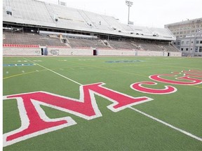 Children attending McGill Sports Camp congregate at Molson Stadium at the beginning and end of each day. On Thursday, the camp’s director emailed parents to apologize about the hiring of a man facing sex-assault charges.