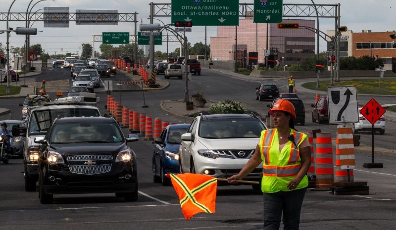 Construction work on St-Charles in Kirkland takes a two-week break ...