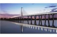 The design for the proposed new Champlain Bridge is shown in an artist’s rendering by Infrastructures Canada. The consortium chosen to build the bridge will have some flexibility as to materials and techniques used.