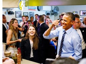 The no-cutting rule at Austin’s legendary Franklin Barbecue didn’t apply to President Barack Obama on Thursday, July 10.