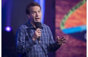 Comedian Joel Creasey performs during the Just For Laughs Chevy Chase Gala at the Salle Wilfrid-Pelletier in Place des Arts in Montreal on Thursday, July 24, 2014.