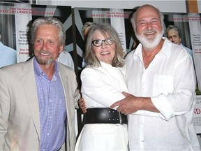 Michael Douglas, left, Diane Keaton, and Rob Reiner