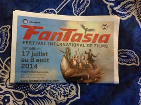 Montreal's Fantasia International Film Festival is showing 160 feature films this year. Eleven screenings are already sold out. Buy your tickets while you still can! (Liz Ferguson photo)