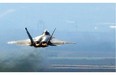 A U.S. air force F-22 stealth fighter jet takes off from the Osan US Air Base in Pyeongtaek on April 3. North Korea blocked access to a key joint industrial zone with South Korea on April 3 — a sharp escalation in a military crisis that Washington blamed on Pyongyang’s “reckless” behaviour.