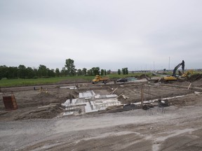 The hotel is being built on Cite-des-Jeunes Blvd., near Exit 35 off HIghway 40.