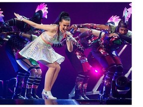 Katy Perry at the Bell Centre on Tuesday, July 15, 2014. (Pierre Obendrauf/The Gazette)