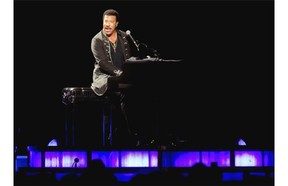 Lionel Richie performs at the Bell Centre in Montreal on Monday July 28, 2014.