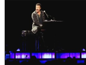 Lionel Richie performs at the Bell Centre in Montreal on Monday July 28, 2014.