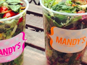 Mandy’s Mexican and Waldorf salads. (Photo courtesy of Marissa Miller)