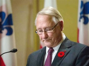 Gérald Tremblay resigned as mayor on Nov. 5, 2012 — a year before the end of his three-year mandate — after he and his Union Montreal party were named in hearings at the Charbonneau Commission.