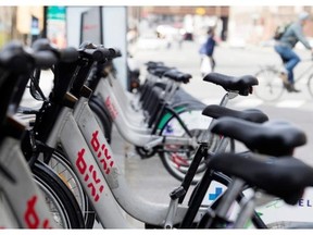 The city of Montreal supplied the bikes after the town’s mayor, Colette Roy-Laroche, asked her Montreal counterpart, Denis Coderre, if Bixi could spare a few bikes.