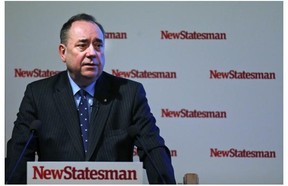 Scottish First Minister Alex Salmond delivers a lecture on Scottish independence in London on March 4, 2014. Salmond has repeatedly insisted that a newly independent Scotland would be able to negotiate EU membership within 18 months.