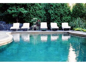 The pool at Tim Zyto’s Westmount home has been updated regularly over the years.