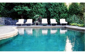 The pool at Tim Zyto’s Westmount home has been updated regularly over the years.