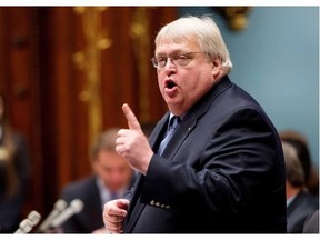 Quebec Health Minister Gaetan Barrette dismissed as “nonsense” a demand by Claude Castonguay that Bolduc should be forced out of cabinet after collecting $215,000 in bonuses after accepting 1500 new patients under a program Bolduc set up when he was health minister in Jean Charest’s Liberal government.