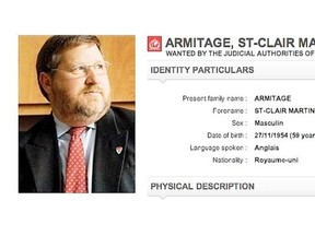The Sûreté du Québec and Interpol had issued a warrant for Armitage's arrest on May 8, alleging his connection to crimes having taken place between Oct. 16, 2008, and April 30, 2010.