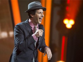 Saturday Night Live alumnus and Brooklyn Nine-Nine star Andy Samberg performs Thursday, July 24, 2014 at the Just for Laughs gala at Place des Arts. He was also host of the gala. Dario Ayala/The Gazette