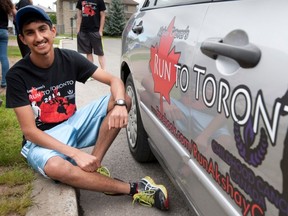 Akshay Grover completed 503 km run to Toronto in 13 days.