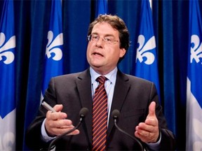Asked if he will continue to promote the idea of the Charter of Quebec Values actively in a leadership race, Bernard Drainville said: “I continue to believe in secularism. I think it’s a good idea.