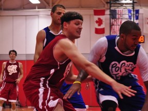 Win Butler on the court at Pop Vs. Jock in 2011. Photo: Andi State. Courtesy of Pop Montreal