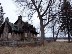 Fire swept through the old Braerob farmhouse at the end of 2012.