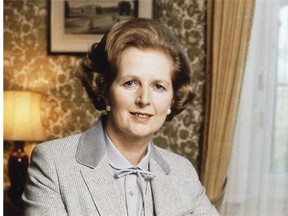 British Prime Minister Margaret Thatcher, in 1980. Thatcher died of a stroke April 8, 2013. She was 87.