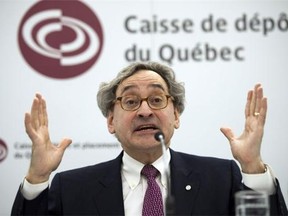 La Caisse de dépôt et placement du Québec chief executive Michael Sabia in 2014.