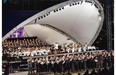The OSM and a choir of 1,500 people perform Carmina Burana Thursday night, Aug. 14. Photo: Antoine Saito