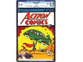 A copy of Action Comics No. 1, featuring the introduction of Superman, has sold for $3.2 million U.S.