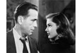 A photo of Humphrey Bogart (left) starring as Philip Marlowe and Lauren Bacall starring as Vivian Sternwood Rutledge in 1946 film "The Big Sleep."