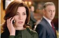 Julianna Margulies as Alicia Florrick, left, and Alan Cumming as Eli Gold in The Good Wife.