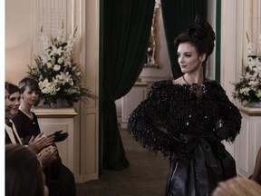 The biopic Yves Saint Laurent features a parade of characters associated with the iconic designer, including the model Victoire, portrayed by Charlotte Le Bon.