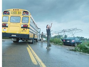 Sarah Wayne Callies as Allison in New Line Cinema’s and Village Roadshow Pictures’ thriller “Into the Storm,” a Warner Bros. Pictures release.